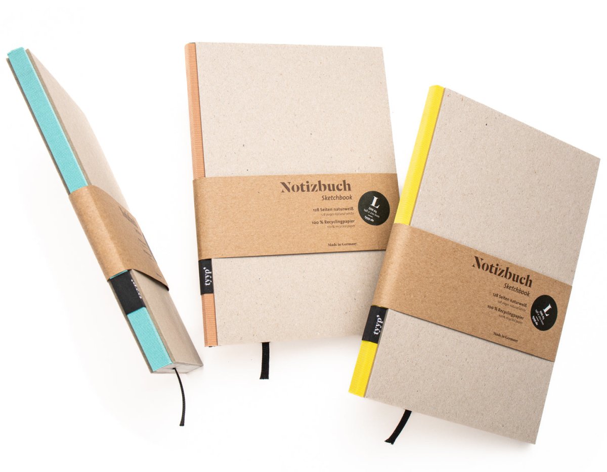 Notizbuch A5 „BerlinBook" – blanko, perforiert