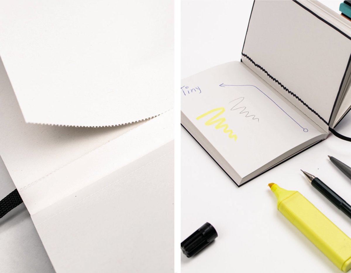 Notizbuch A6 „BerlinBook" – klein, blanko & perforiert