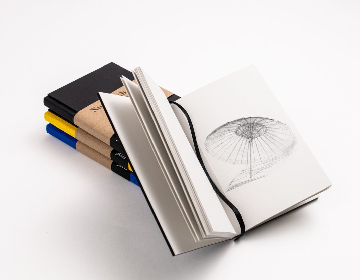 Notizbuch A6 „BerlinBook" – klein, blanko & perforiert