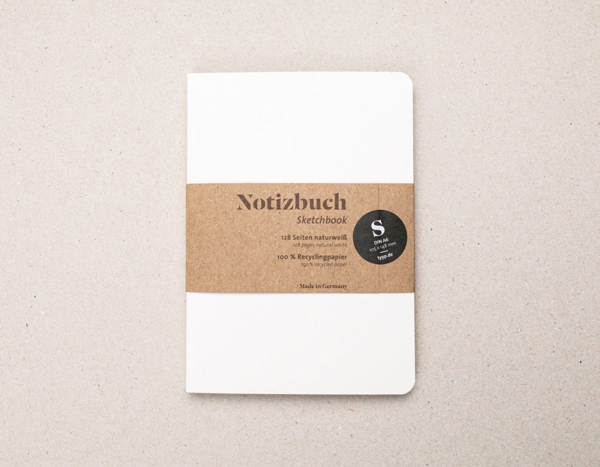 Softcover Notizbuch A6 – blanko, perforiert