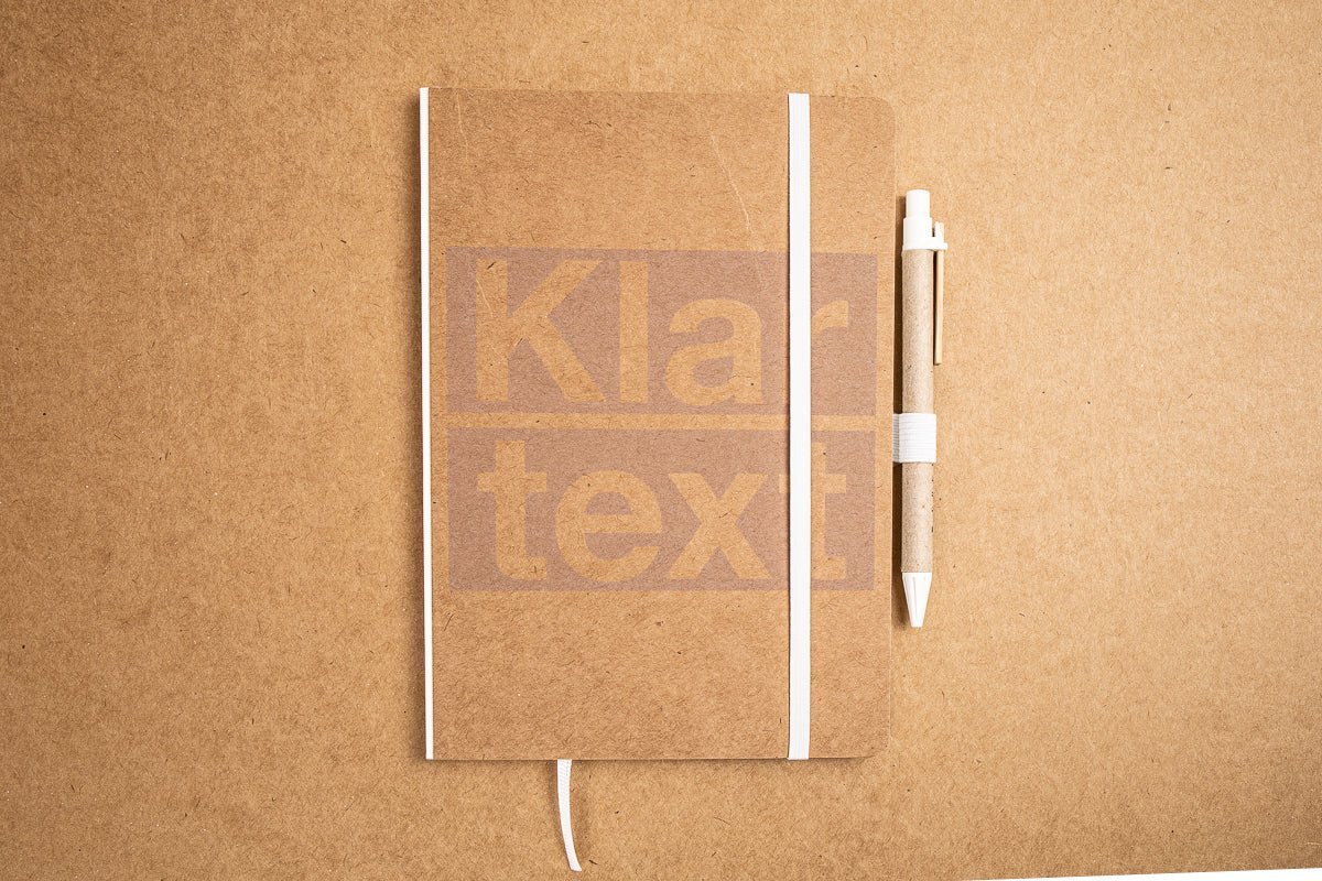 Notizbuch mit Logo: Das sollten Unternehmen vor der Bestellung wissen - tyyp
