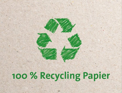 100% Recyclingpapier, nachhaltige Sammelmappe aus Recyclingkarton