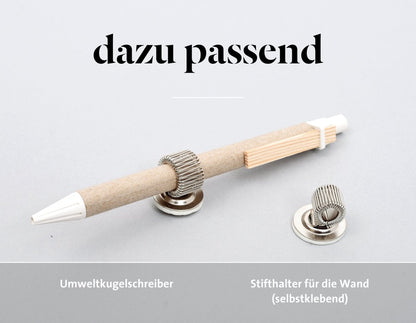 Für Wandkalender 2026 passend dazu der wandstifthalter aus MEtall zum an die Wand kleben