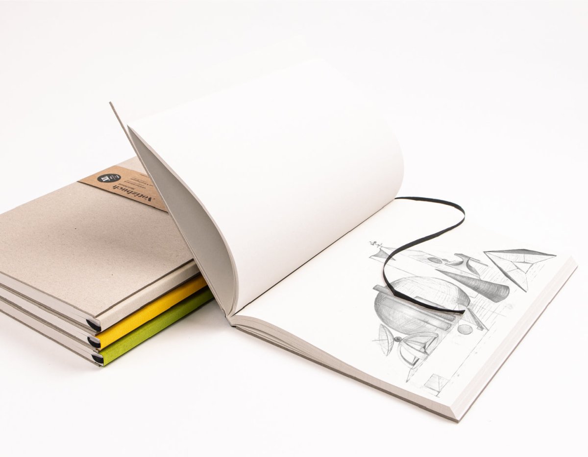 Notizbuch A4 Hardcover – BerlinBook, groß, blanko & perforiert