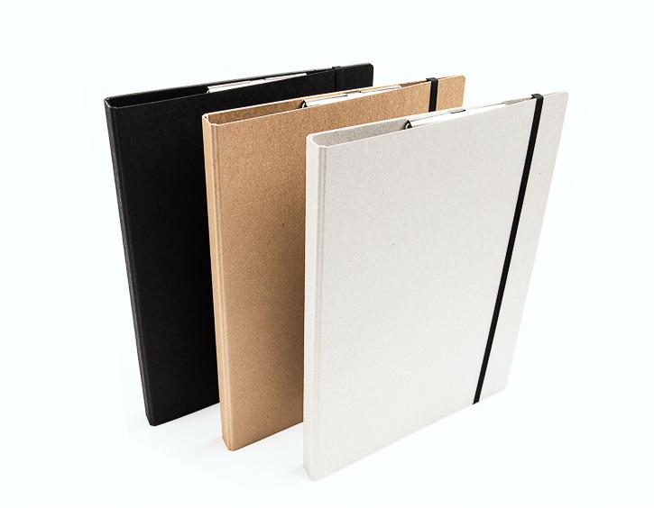 Klemmbrettmappe A4 in mehreren Farben, Recyclingkarton, für Präsentation und Organisation