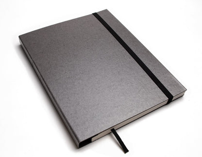 Notizbuch A5 „Schweizer Broschur“ blanko, perforiert, 100% Recyclingpapier, nachhaltiges Notizbuch