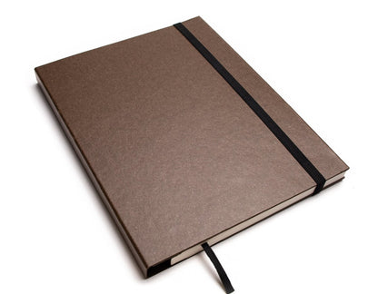 Notizbuch A5 „Schweizer Broschur“ blanko, perforiert, 100% Recyclingpapier, nachhaltiges Notizbuch