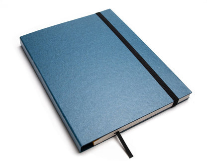 Notizbuch A5 „Schweizer Broschur“ blanko, perforiert, 100% Recyclingpapier, nachhaltiges Notizbuch
