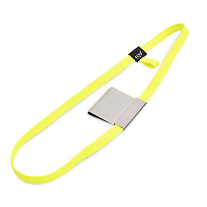 Stifthalter für Notizbücher mit Gummiband Stiftschlaufe (pen loop) für DIN A5 Bücher Neon Gelb